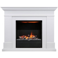 Электрический Каминокомплект California - Белый с очагом Albany