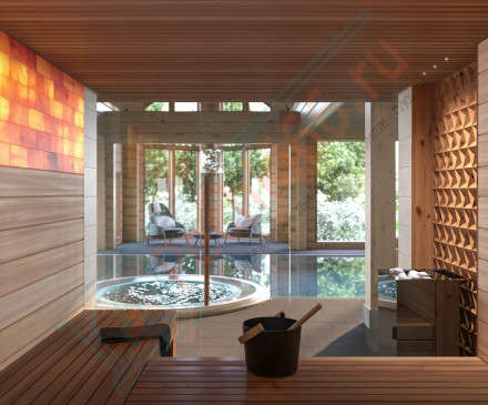 Электрическая банная печь Sangens W40G Glass