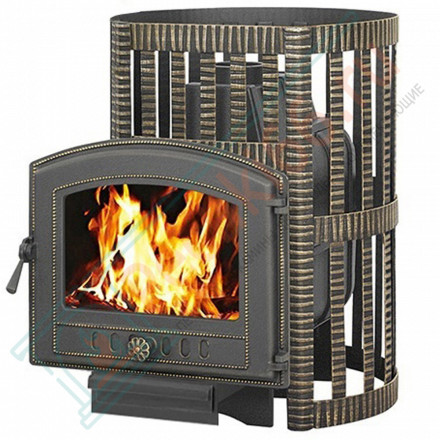 Чугунная печь для бани Легенда Ковка 22 224 (Везувий) до 24 м3