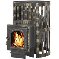 Чугунная печь для бани Легенда Ковка 28 270 (Везувий) до 30 м3