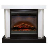 Электрический Каминокомплект Vancouver - Фактурный белый с очагом Symphony 26'' DF2608-INT
