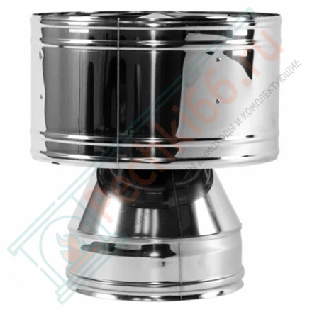 Дефлектор V50R с изол (AISI-310S/0,8-AISI-304/0,5) d-120/220 (Вулкан-Cerablanket)