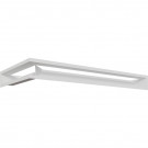 Каминная решетка угловая Luft 40X80X9 белая (Kratki) Каминная решетка угловая Luft 40X80X9 белая (Kratki)