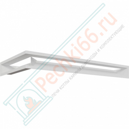 Каминная решетка угловая Luft 40X80X9 белая (Kratki)