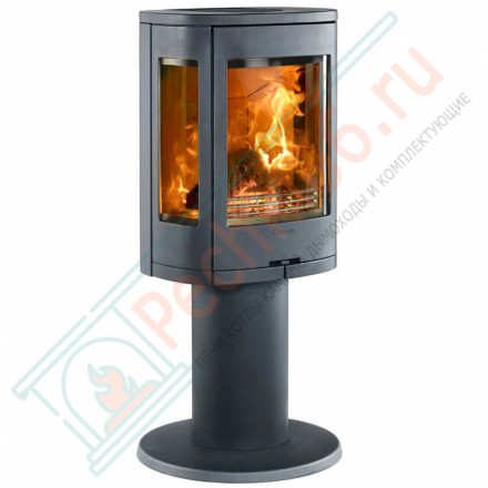 Печь-камин 880:1 Style, верх чугун, цвет черный (Contura)