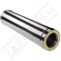 Сэндвич труба для дымохода L=1000 (НЕРЖ-321/0,5-НЕРЖ-439/0,5) d-200/280 (Дымок-Lux) Сэндвич труба для дымохода L=1000 (НЕРЖ-321/0,5-НЕРЖ-439/0,5) d-200/280 (Дымок-Lux)