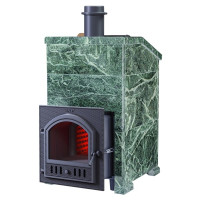 Чугунная печь для бани Комплект GFS ЗК 18 (П) Президент 830/40 Змеевик (ТехноЛит)