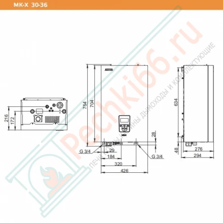 Электрокотел MK-X 36 кВт (Zota)
