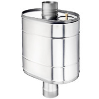 Натрубный бак для воды (НЕРЖ-439/0,8мм) 60 л, d-120 (УМК)