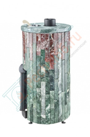 Дровяная банная печь Ферингер УЮТ-18 "Змеевик + Россо Леванте" до 18 м³