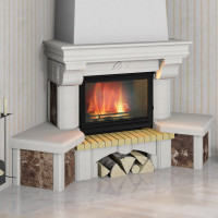 Облицовка Элегия (имперадор) 800, серо-белый, песочно-желтый, коричневый (Мета)