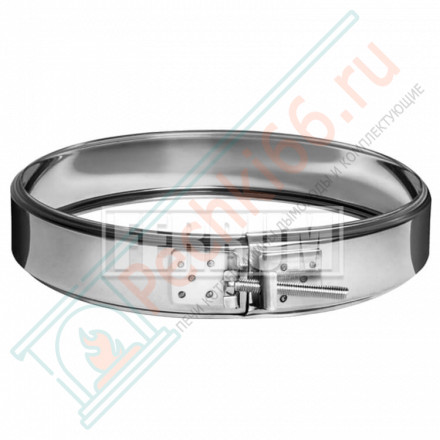 Хомут обжимной (НЕРЖ-430/0,5) d-210 (Феррум)