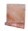 Плитка из гималайской розовой соли 200x200x25 мм шлифованная (с пазом)