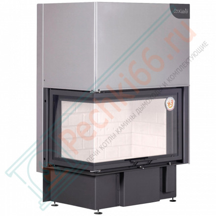 Каминная топка Дельта 800 L два стекла левая принтинг (Экокамин)