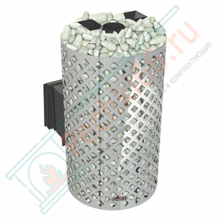 Печь для бани Violet World Steel Romb Short Window Max Pro (Grill’D)