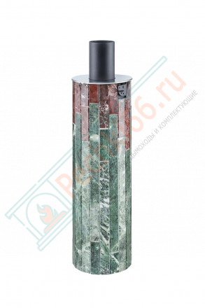 Дымоход с регистром Змеевик + Россо Леванте, d-115, L=1000 мм (Feringer)