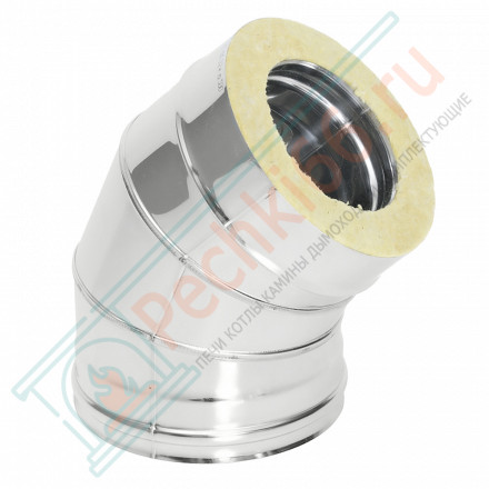 Отвод Термо 45° ОТ-Р (304-0.8/304) d-250/350 (ТиС Стандарт)