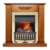 Каминокомплект Lumsden - Дуб антик с электроочагом Danville Brass FB2