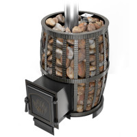 Чугунная печь для бани Русский пар ковка 18 (271) (Везувий)