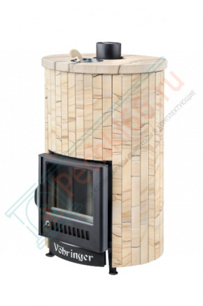 Печь для бани УЮТ-25 "Окаменевшее дерево наборный" (Ферингер)