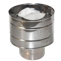 Оголовок с дефлектором (НЕРЖ-439/0,5-НЕРЖ-439/0,5) d-180/260 (УМК)